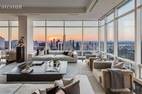 Contemporary Midtown Apartment Views Central Park